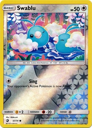 Swablu - 57/70 - Common Reverse Holo