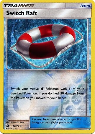 Switch Raft - 62/70 - Uncommon Reverse Holo