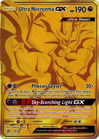 Ultra Necrozma GX - 78/70 - Gold Secret