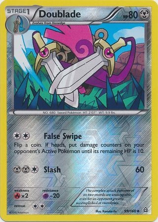 Doublade - 99/160 - Uncommon - Reverse Holo