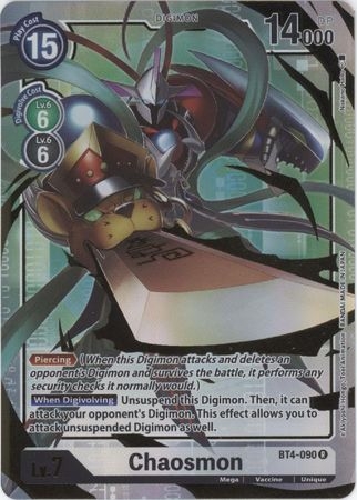 Chaosmon - BT4-090 - Alternate Art