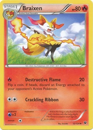 Braixen - 12/124 - Uncommon