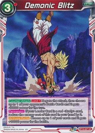 Demonic Blitz - BT15-027 - Uncommon