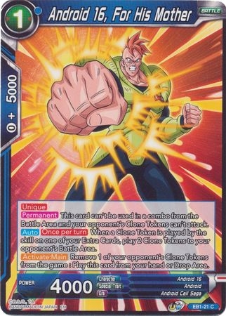 Android 16, For His Mother - EB1-21 - Common