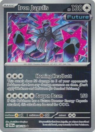 Iron Jugulis - 158/182 - Holo Rare Reverse Holo