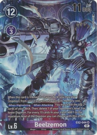 Beelzemon (Alternate Art) - EX2-044 SR - Super Rare