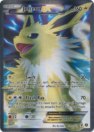 Jolteon EX - 28a/83 - Full Art Promo