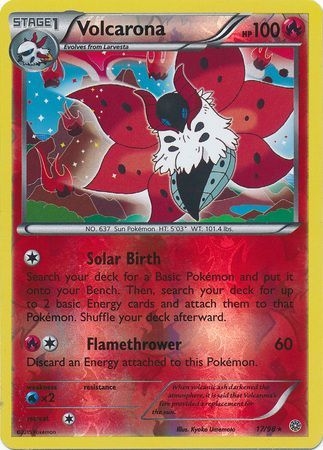 Volcarona - 17/98 - Holo Rare Reverse Holo