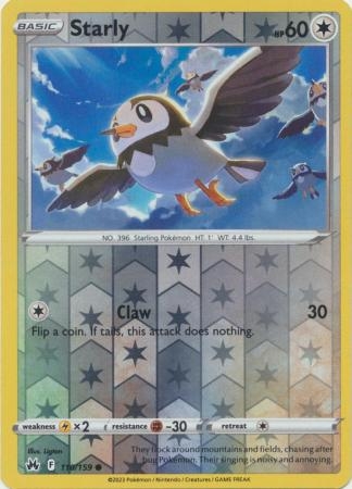 Starly - 110/159 - Common Reverse Holo