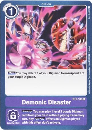 Demonic Disaster - BT5-106 - Common