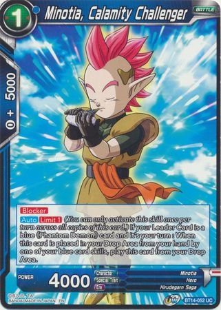 Minotia, Calamity Challenger - BT14-052 - Uncommon