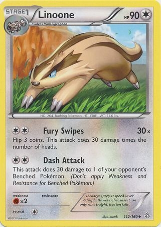 Linoone - 112/160 - Uncommon