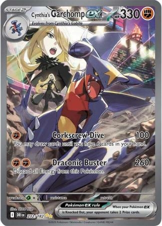 Cynthia's Garchomp ex - 232/182 - Special Illustration Rare