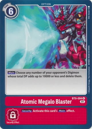 Atomic Megalo Blaster - BT9-094 U - Uncommon