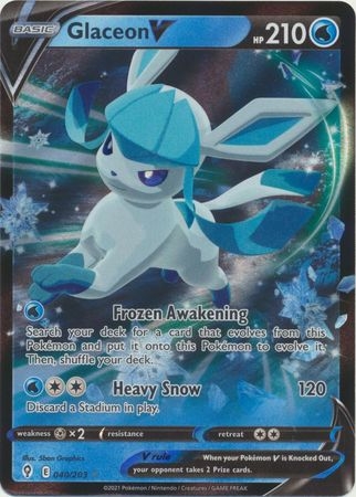 Glaceon V - 40/203 - Ultra Rare