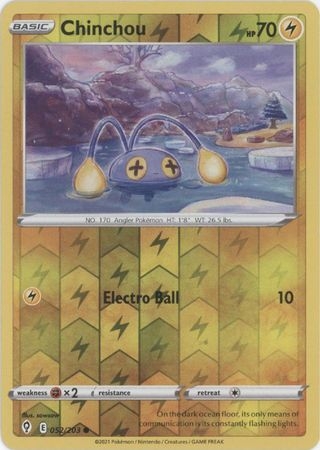 Chinchou - 52/203 - Common Reverse Holo