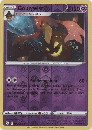 Gourgeist - 77/203 - Rare Reverse Holo