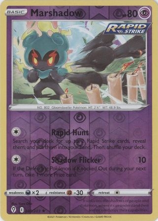 Marshadow - 80/203 - Holo Rare Reverse Holo