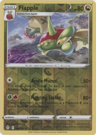 Flapple - 120/203 - Rare Reverse Holo