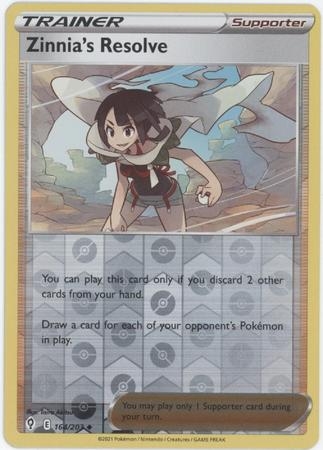 Zinnia's Resolve - 164/203 - Uncommon Reverse Holo