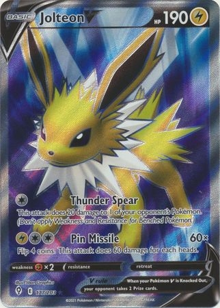 Jolteon V - 177/203 - Full Art Ultra Rare