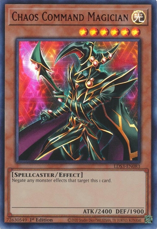 Chaos Command Magician (Red) - LDS3-EN083 - Ultra Rare 1st Edition