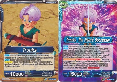 Trunks // Trunks, the Hero's Successor - BT14-031 - Uncommon