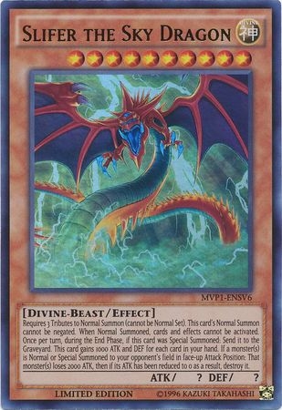 Slifer the Sky Dragon - MVP1-ENSV6 - Ultra Rare Limited Edition