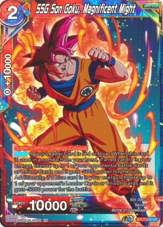 SSG Son Goku, Magnificent Might - BT17-138 - Uncommon Foil