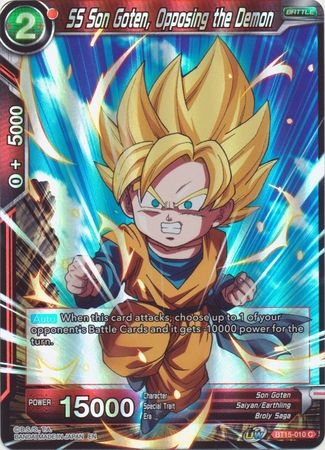 SS Son Goten, Opposing the Demon - BT15-010 - Common Foil