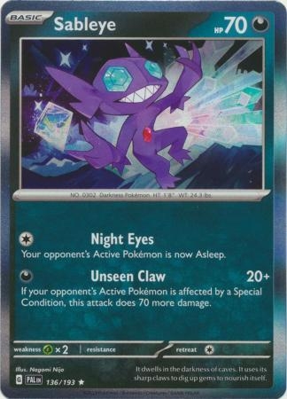 Sableye - 136/193 - Holo Rare