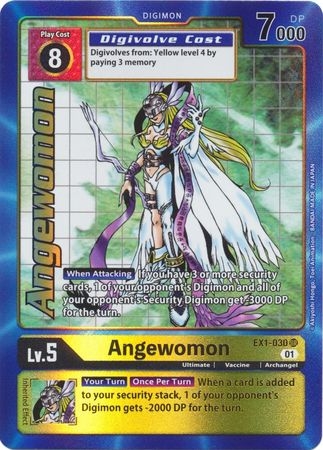 Angewomon (Alternate Art) - EX1-030 - Super Rare