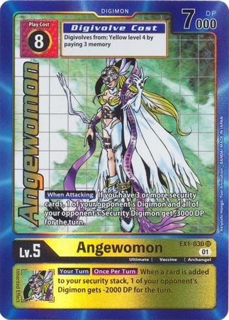 Angewomon (Alternate Art) - EX1-030 - Super Rare