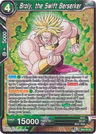 Broly, the Swift Berserker - EB1-30 - Uncommon