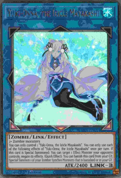 Yuki-Onna, the Icicle Mayakashi - MAMA-EN014 - Ultra Rare 1st Edition