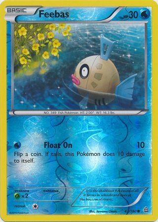 Feebas - 43/160 - Common - Reverse Holo
