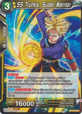 SS Trunks, Super Warrior - BT17-097 - Common