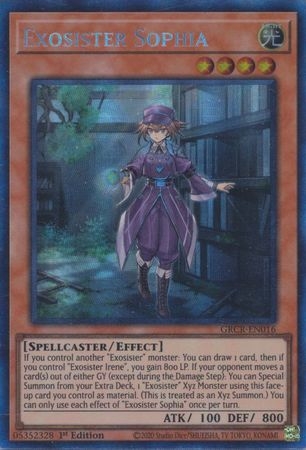 Exosister Sophia - GRCR-EN016 - Collectors Rare 1st Edition