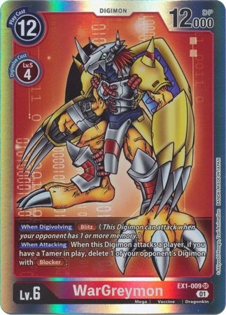 WarGreymon - EX1-009 - Super Rare
