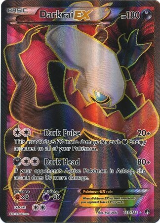 Darkrai EX - 118/122 - Full Art Ultra Rare