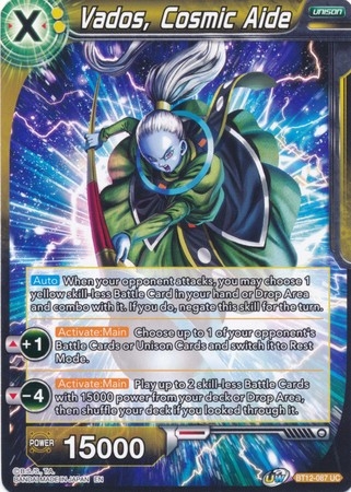 Vados, Cosmic Aide - BT12-087 - Uncommon