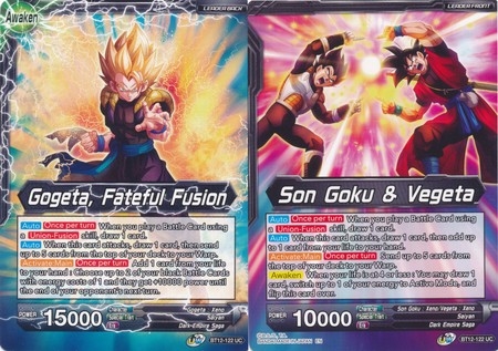 Son Goku & Vegeta/Gogeta, Fateful Fusion - BT12-122 - Uncommon