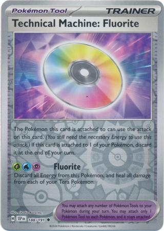 Technical Machine: Fluorite - 188/191 - Uncommon Reverse Holo