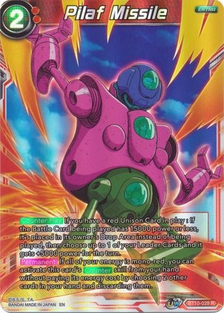 Pilaf Missile - BT10-029 - Rare Foil