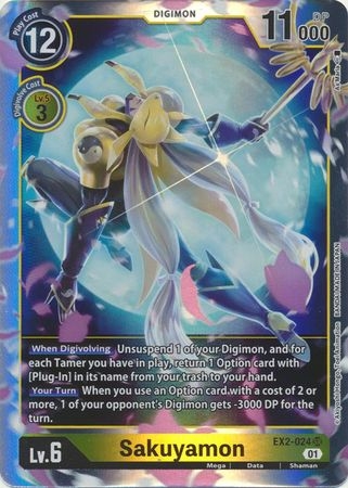 Sakuyamon - EX2-024 SR - Super Rare