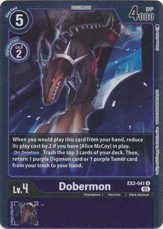 Dobermon - EX2-041 R - Rare