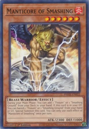 Manticore of Smashing - PHHY-EN022 - Common 1st Edition