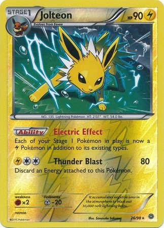 Jolteon - 26/98 - Holo Rare Reverse Holo