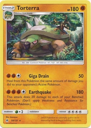 Torterra - 58/131 - Rare