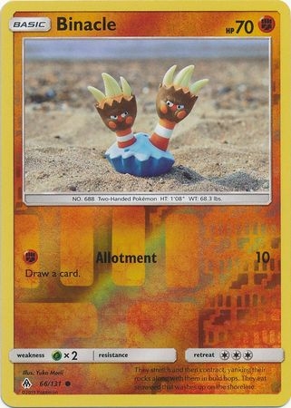 Binacle - 66/131 - Common Reverse Holo